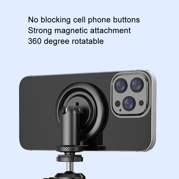 HEPAIL Magsafe Magnetic Mobile Phone Bracket Metal Gimbal Stand, Cold Boot Base, Magnetic Base