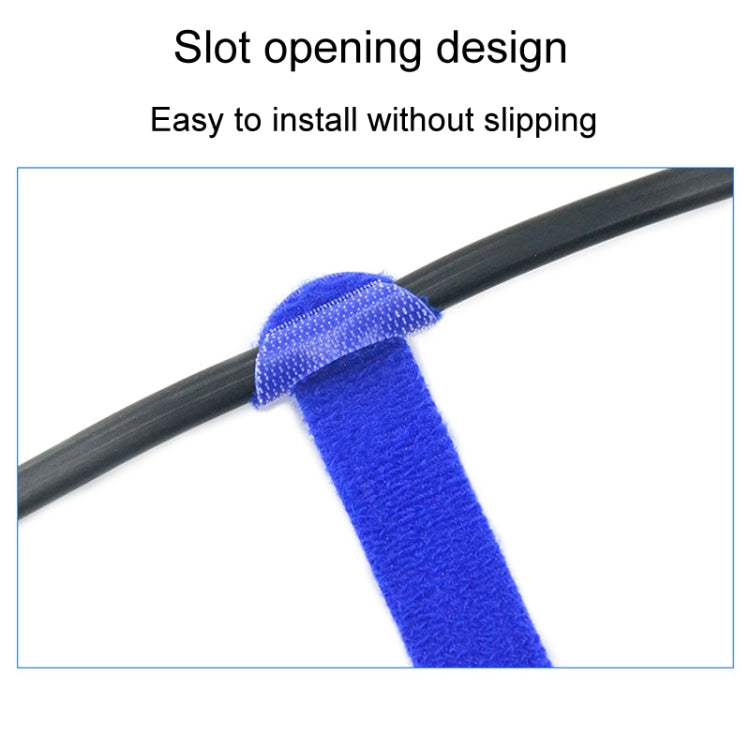 20pcs Data Cable Storage And Management Strap T-Shape Nylon Binding Tie, Blue 10 x 100mm, Blue 10 x 150mm, Blue 12 x 150mm, Blue 12 x 200mm, Blue 12 x 250mm