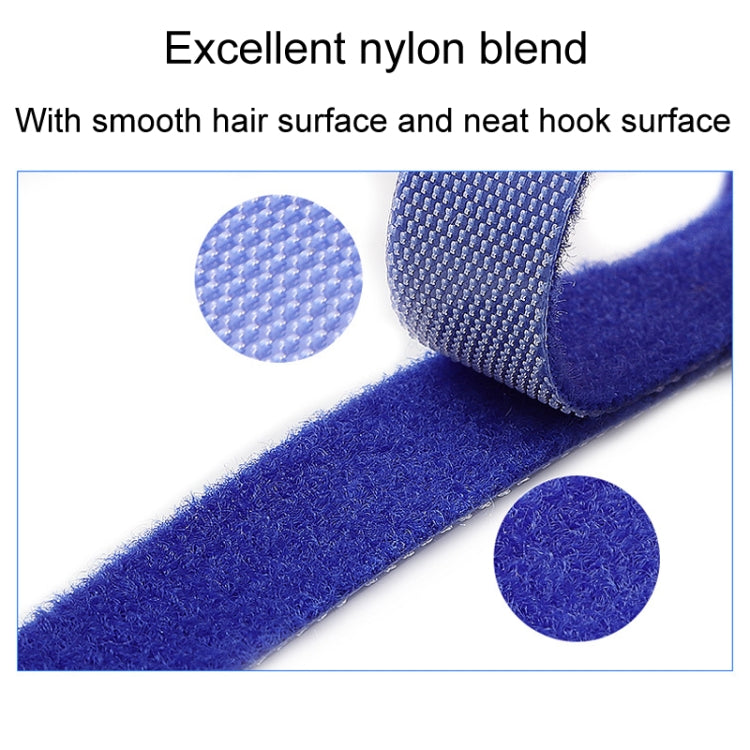 20pcs Data Cable Storage And Management Strap T-Shape Nylon Binding Tie, Blue 10 x 100mm, Blue 10 x 150mm, Blue 12 x 150mm, Blue 12 x 200mm, Blue 12 x 250mm