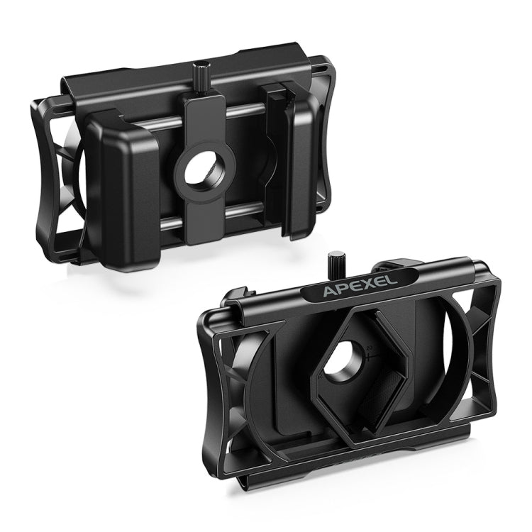 APEXEL F002X Universal Phone Adapter for Monoculars Binoculars Smartphone Holder Clip, F002X Black, F002X Green