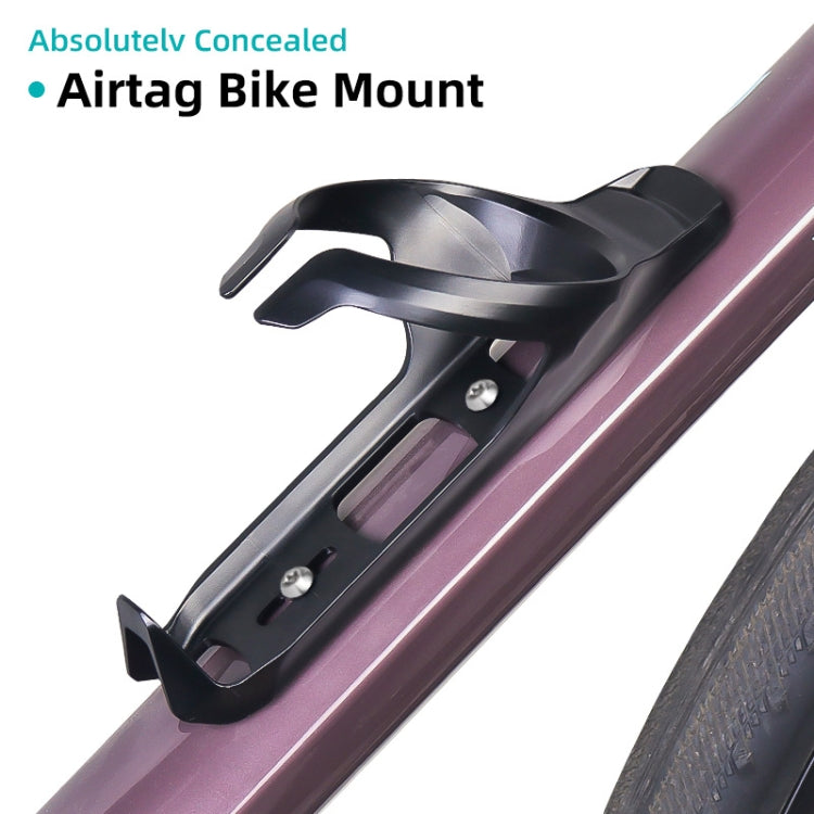 For AirTag 2nd Gen / AirTag 1st Gen Tracker Bike Hidden Holder With Water Bottle Cage Bicycle Bracket Mount, Bottle Cage