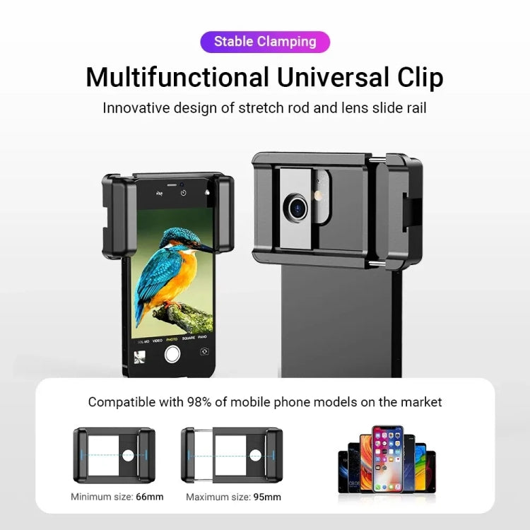 APEXEL 60X Smartphone Telescope Lens With Extendable Tripod Set, 60X