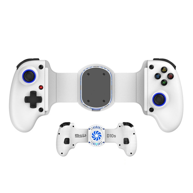 BSP-D10S Wireless Stretch Game Controller With Heat Dissipation Fan for Switch / Android / IOS / PC / PS3 / PS4, D10S Black, D10S  White, D10S  Pink