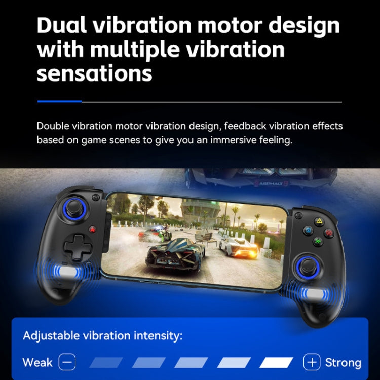 BSP-D10S Wireless Stretch Game Controller With Heat Dissipation Fan for Switch / Android / IOS / PC / PS3 / PS4, D10S Black, D10S  White, D10S  Pink