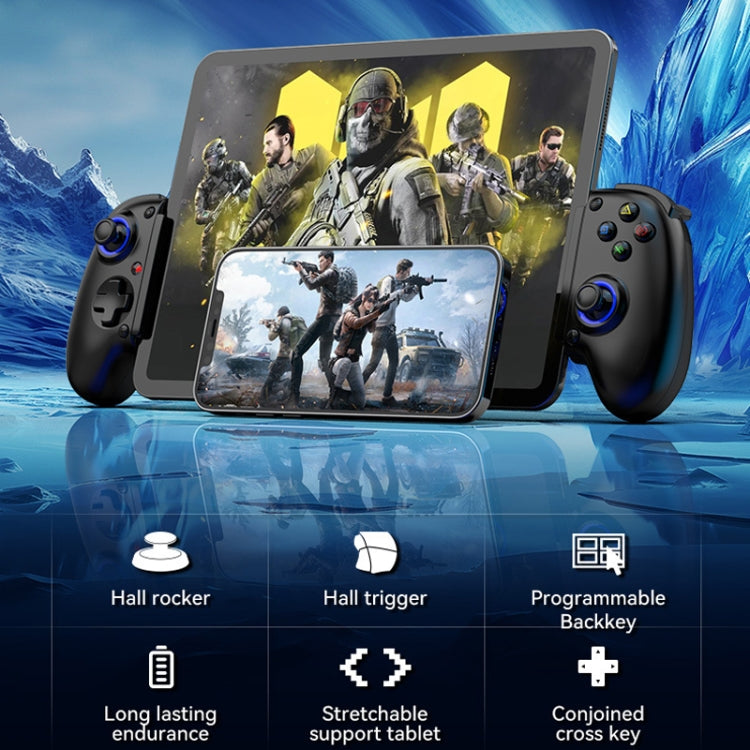 Manette de jeu extensible sans fil BSP-D10S avec ventilateur de dissipation thermique pour Switch / Android / iOS / PC / PS3 / PS4, D10S noir, D10S blanc, D10S rose