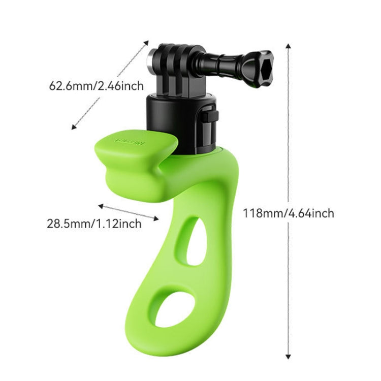 TELESIN TLQ-005 Elastic Quick Release Stand Multi-functional Fixed Silicone Strap Accessories, Quick Release Black, Quick Release Grey, Quick Release Green