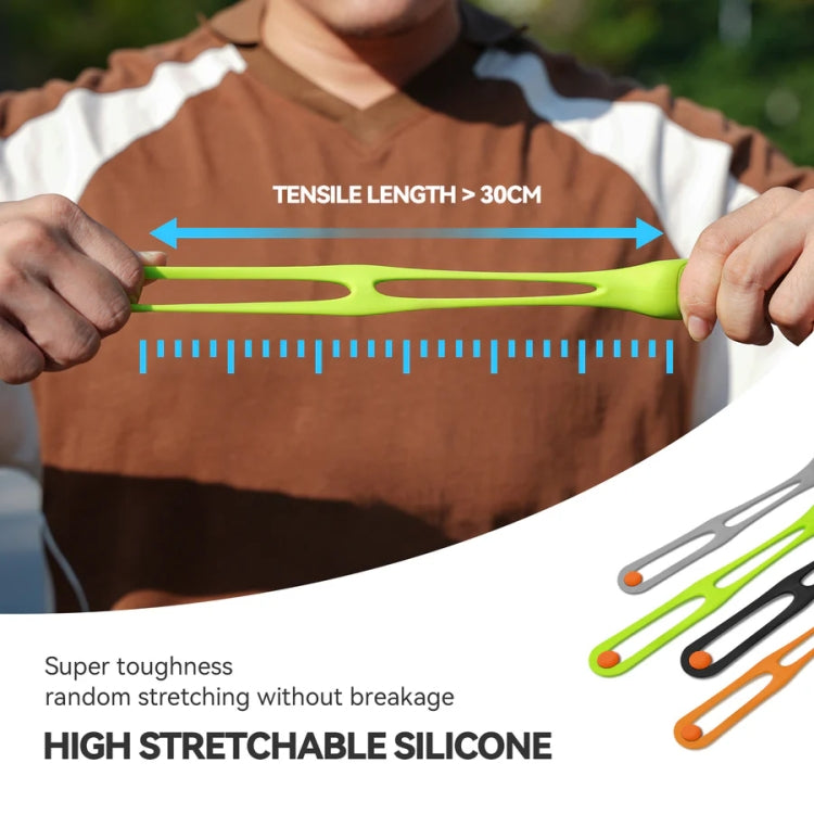 TELESIN TLQ-005 Elastic Quick Release Stand Multi-functional Fixed Silicone Strap Accessories, Quick Release Black, Quick Release Grey, Quick Release Green