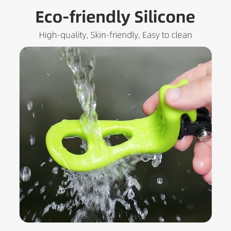 TELESIN TLQ-005 Elastic Quick Release Stand Multi-functional Fixed Silicone Strap Accessories, Quick Release Black, Quick Release Grey, Quick Release Green