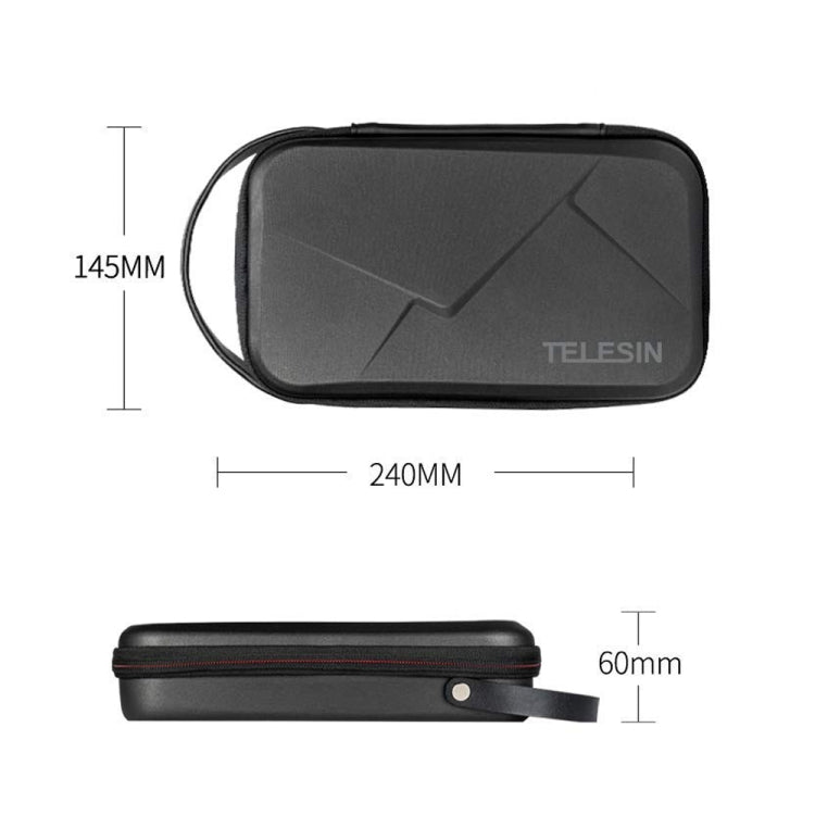 TELESIN GP-PRC-278 Sports Camera Universal Storage Bag, Upgraded Version