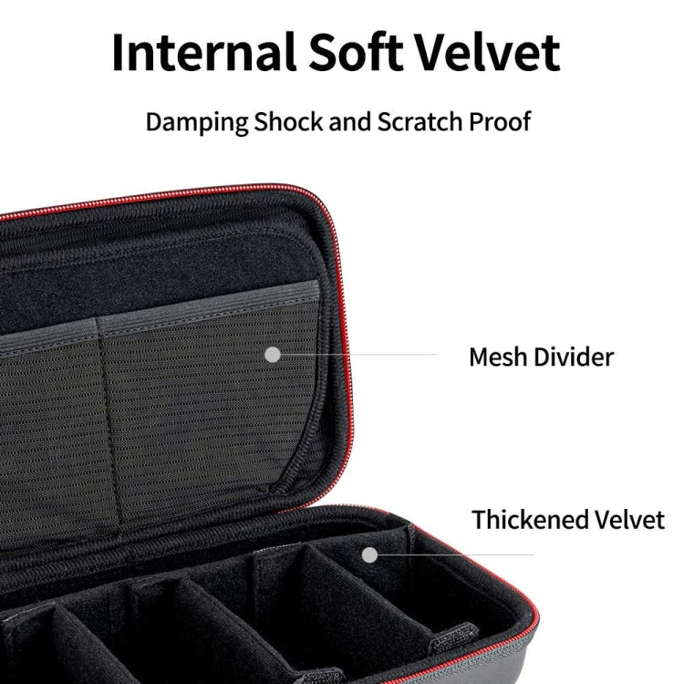 TELESIN GP-PRC-278 Sports Camera Universal Storage Bag, Upgraded Version