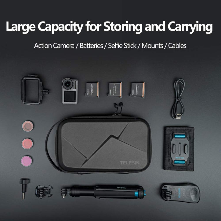 TELESIN GP-PRC-278 Sports Camera Universal Storage Bag, Upgraded Version