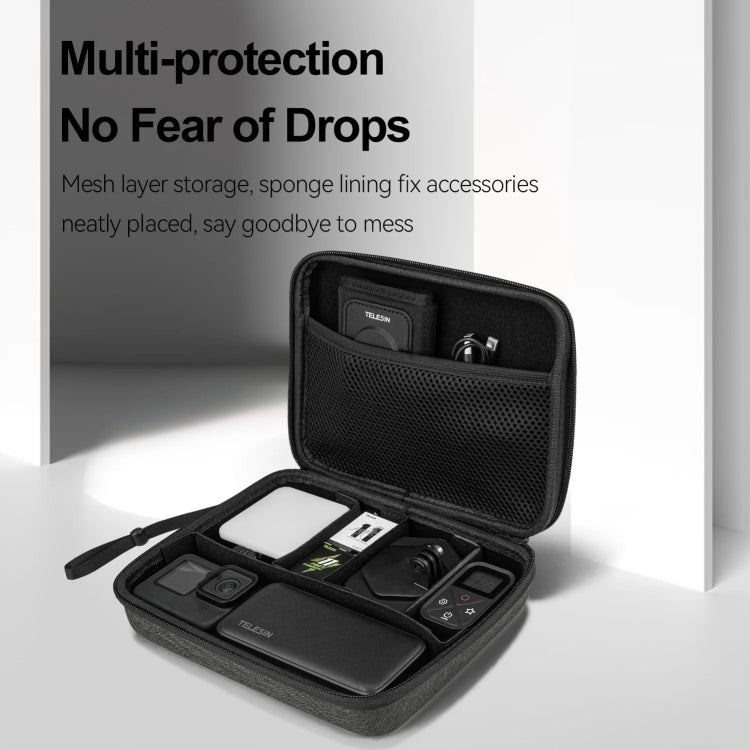 TELESIN GP-PRC-213 Sports Camera Universal Medium Storage Bag Carrying Case