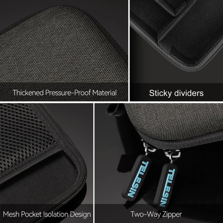 TELESIN GP-PRC-213 Sports Camera Universal Medium Storage Bag Carrying Case