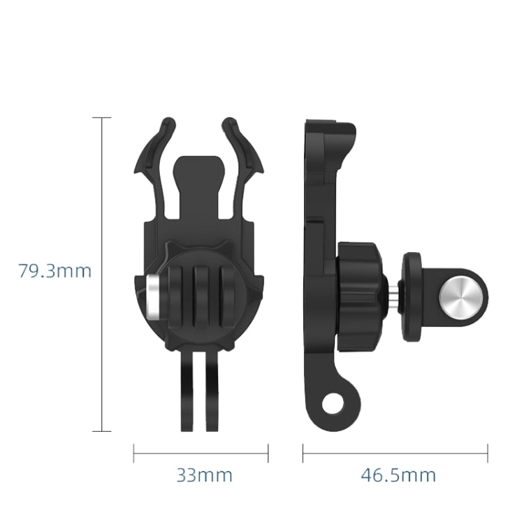 TELESIN GP-MTB-T02 Sports Camera Double Head J-Buckle Backpack Quick Release Conversion Accessory, Rotatable J-Buckle