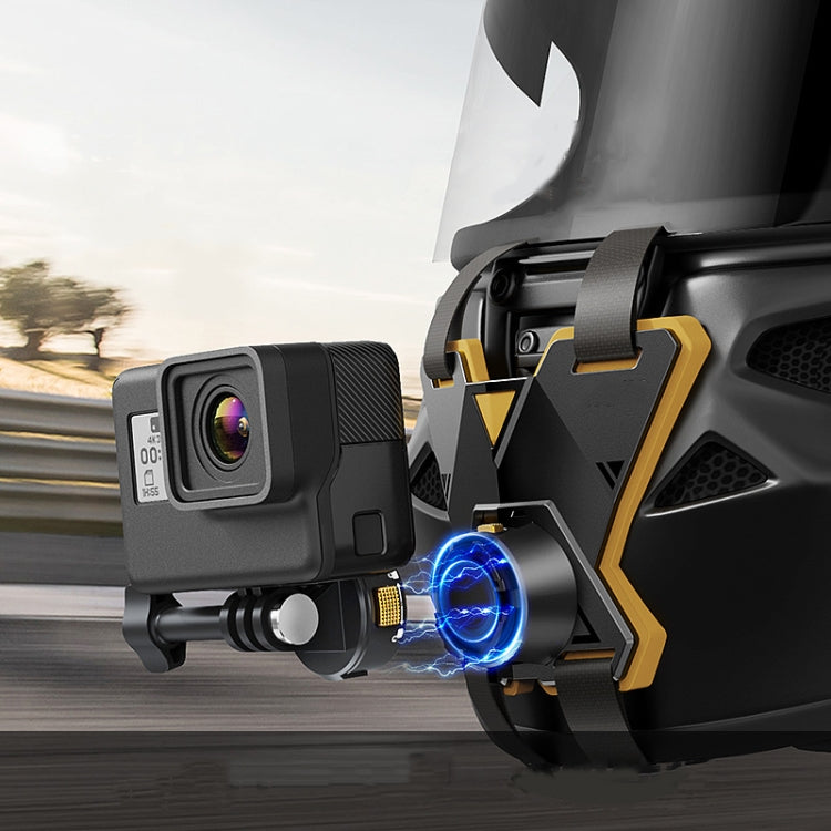 Magnetic Quick Release Motorcycle Helmet Chin Stand Mount, For  Action Camera, For Smart Phone