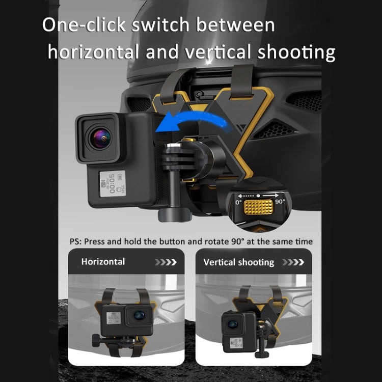 Magnetic Quick Release Motorcycle Helmet Chin Stand Mount, For  Action Camera, For Smart Phone