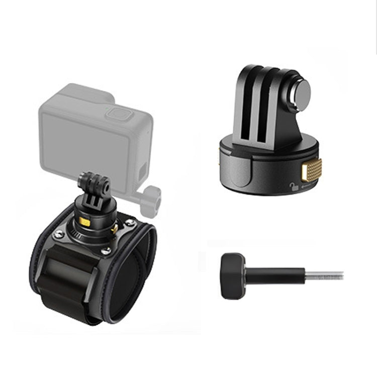 Universal Magnetic Quick-release Wrist Strap Mount for Sports Cameras, Standard Model, With Phone Clip