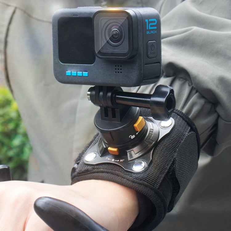 Universal Magnetic Quick-release Wrist Strap Mount for Sports Cameras, Standard Model, With Phone Clip