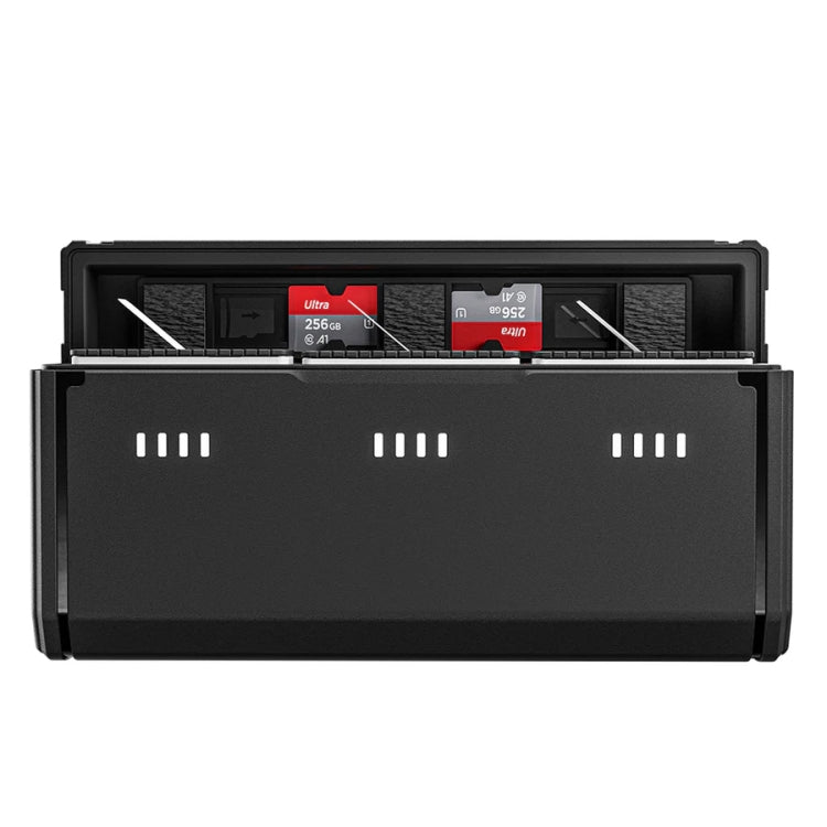 TELESIN GP-HPB-012 Pocket Multifunctional Storage Charging Box For GoPro HERO12 Black / HERO11 Black / HERO10 Black / HERO9 Black, GP-HPB-012