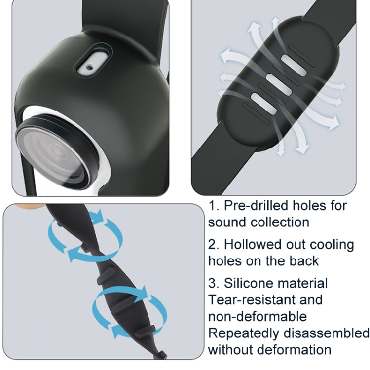 For Insta360 GO 3 / 3S Sunnylife IST-Q9335 Camera Silicone Case Wristband Bicycle Strap Expanding Accessories, For Insta360 GO 3 / 3S