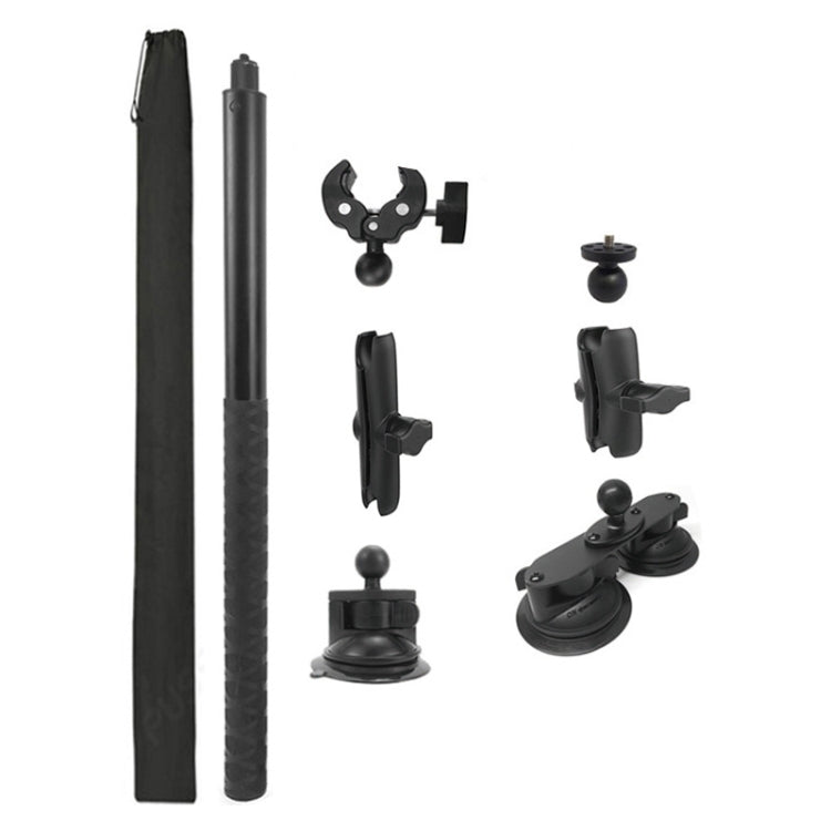 For Insta 360 ONE X / X2 / X3 / X4 Car Top Suction Cup Selfie Stick Bracket, Set 1, Set 2, Set 3, Set 4