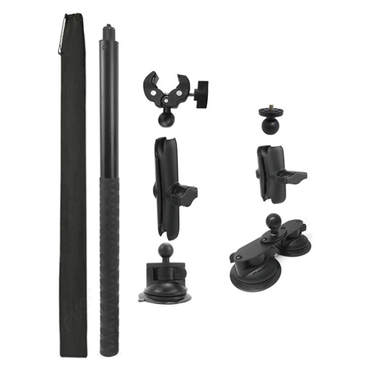 For Insta 360 ONE X / X2 / X3 / X4 Car Top Suction Cup Selfie Stick Bracket, Set 1, Set 2, Set 3, Set 4