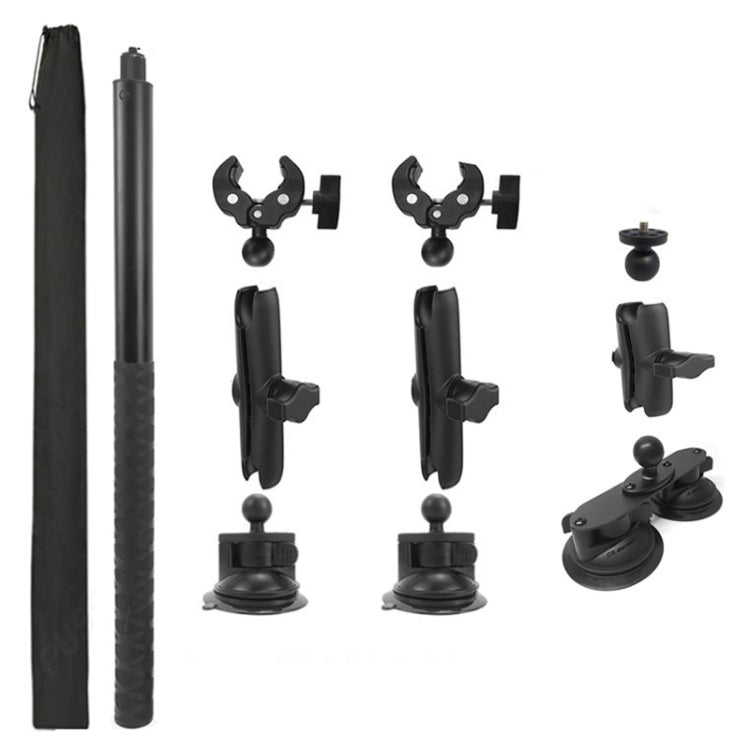 For Insta 360 ONE X / X2 / X3 / X4 Car Top Suction Cup Selfie Stick Bracket, Set 1, Set 2, Set 3, Set 4
