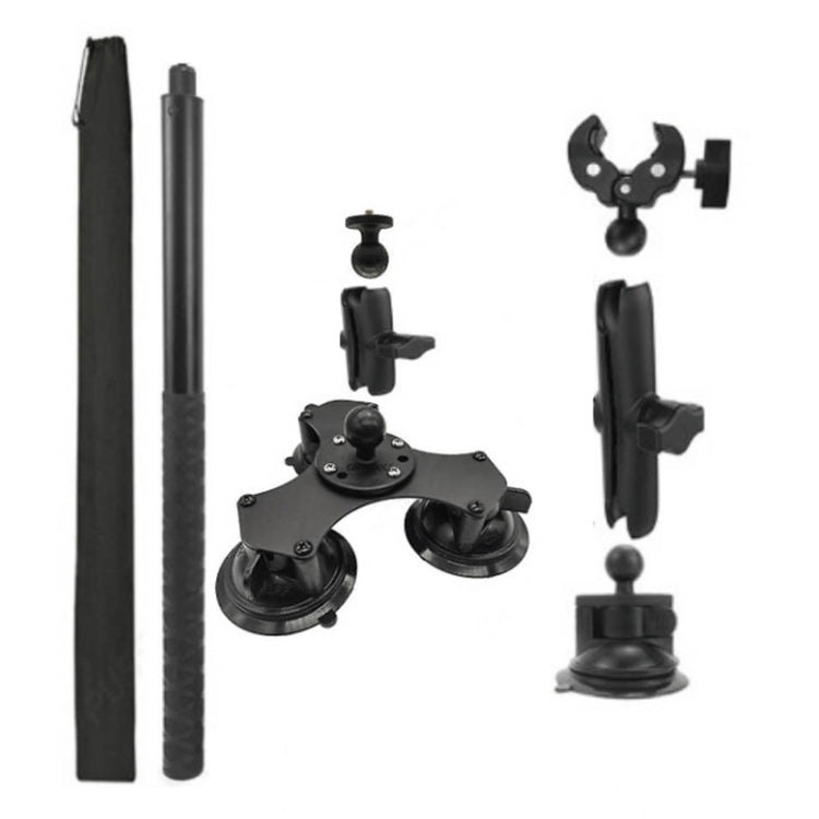 For Insta 360 ONE X / X2 / X3 / X4 Car Top Suction Cup Selfie Stick Bracket, Set 1, Set 2, Set 3, Set 4