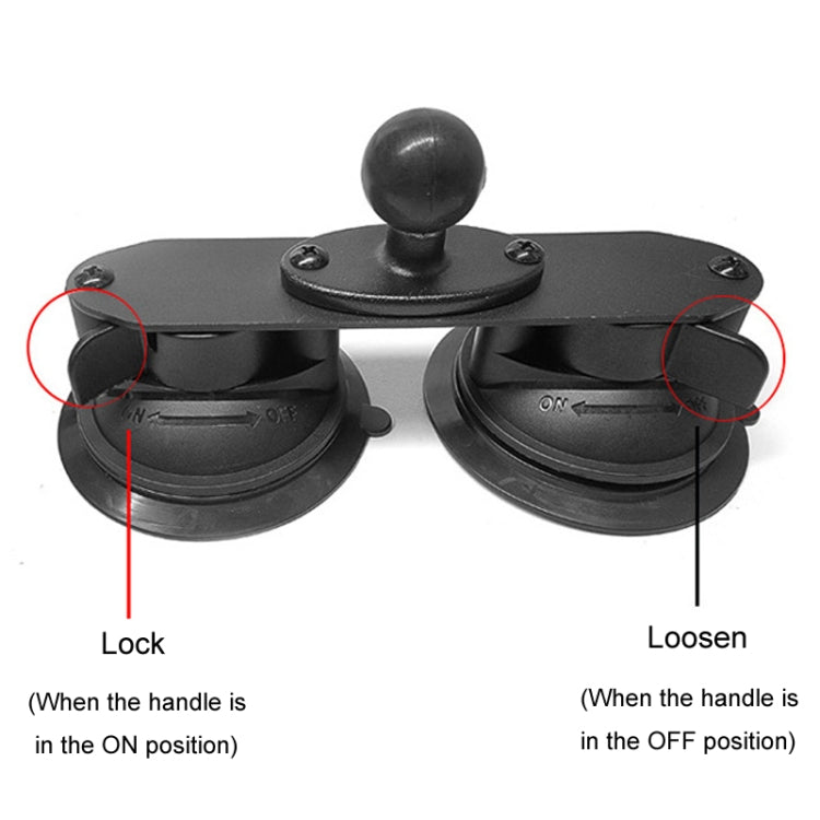 For Insta 360 ONE X / X2 / X3 / X4 Car Top Suction Cup Selfie Stick Bracket, Set 1, Set 2, Set 3, Set 4