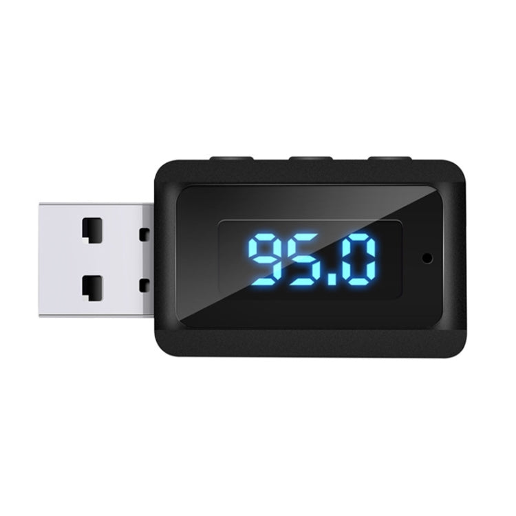 Récepteur audio Bluetooth 5.3 T60, émetteur, autoradio, USB, FM, Bluetooth, 2 en 1