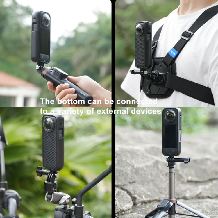 For Insta360 X4 TELESIN S6-CRF-01-TIS Plastic Protective Frame