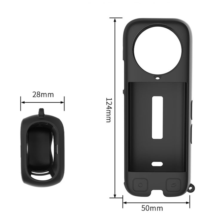For Insta360 X4 CYNOVA OX4-JST-CY Body Silicone Case