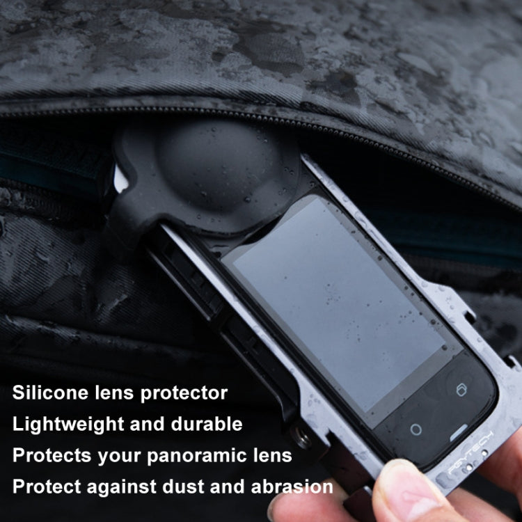 For Insta360 X4 PGYTECH P-55A-010 Metal Rabbit Cage Aluminum Expanding Protective Bezel With Lens Case