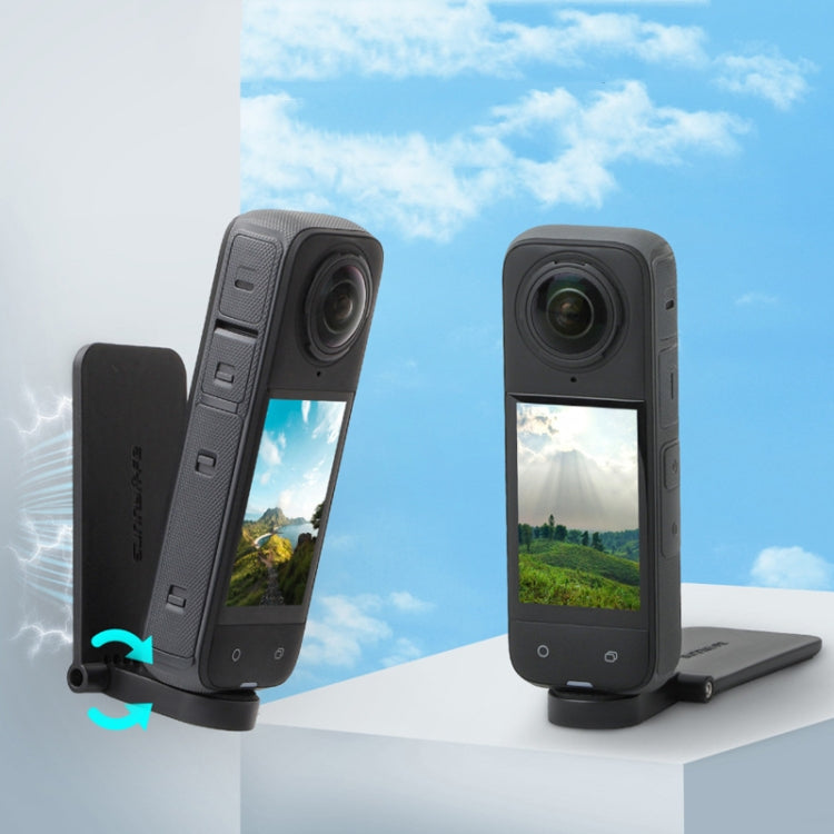 For Insta360 X5 / X4 / X3 Sunnylife X4-ZJ827 Magnetic Stand Base Handheld Handle Desktop Support Accessories, X4-ZJ827