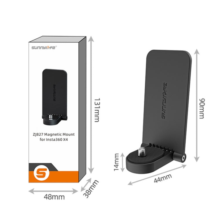For Insta360 X5 / X4 / X3 Sunnylife X4-ZJ827 Magnetic Stand Base Handheld Handle Desktop Support Accessories, X4-ZJ827