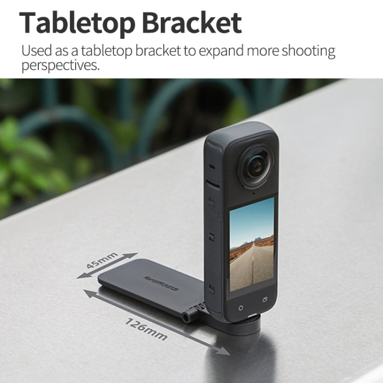 For Insta360 X5 / X4 / X3 Sunnylife X4-ZJ827 Magnetic Stand Base Handheld Handle Desktop Support Accessories, X4-ZJ827