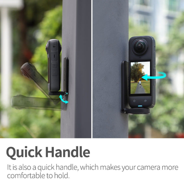 For Insta360 X5 / X4 / X3 Sunnylife X4-ZJ827 Magnetic Stand Base Handheld Handle Desktop Support Accessories, X4-ZJ827