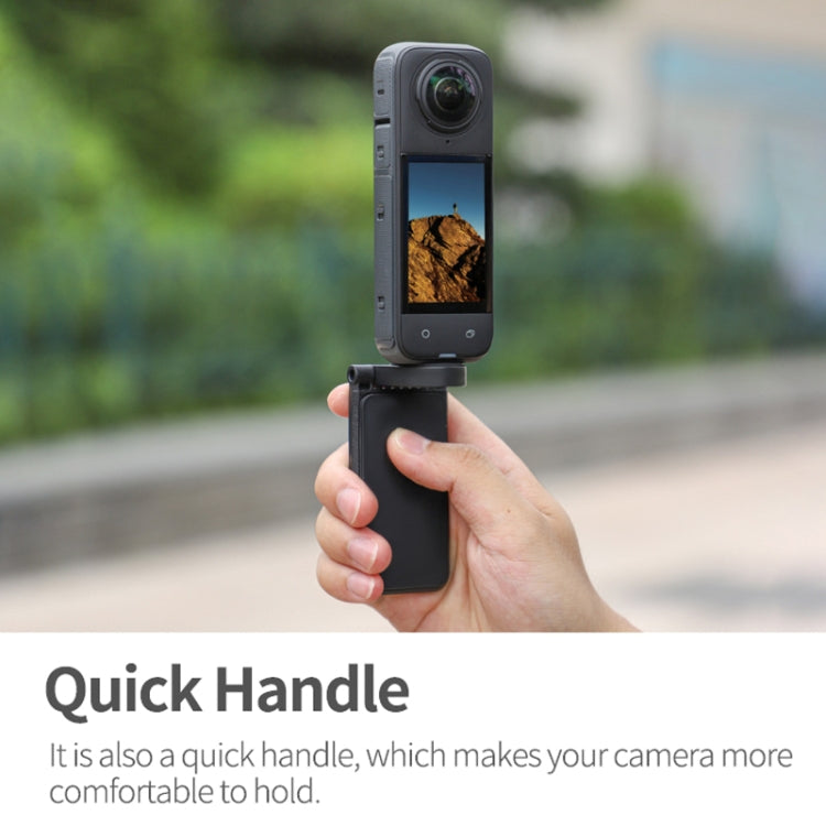 For Insta360 X5 / X4 / X3 Sunnylife X4-ZJ827 Magnetic Stand Base Handheld Handle Desktop Support Accessories, X4-ZJ827