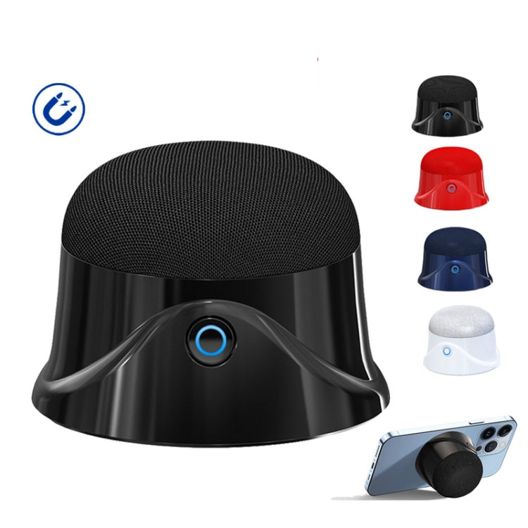 Magnetic Wireless Bluetooth Speaker Subwoofer Mini Portable TWS Mobile Phone Speaker, CQ01 White, CQ01 Black
