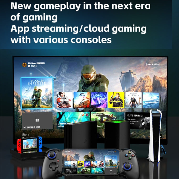 BSP-D10 Wireless Stretch Game Controller for Switch / Android / IOS / PC / PS3 / PS4, D10 Black, D10 White, D10 Pink