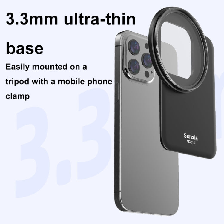 For iPhone Senxia Magsafe Magnetic Mobile Phone Filter Holder Phone Lens Adapter Base, For 6.7-inch, For 6.1-inch