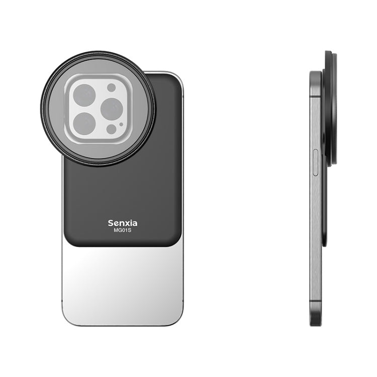 For iPhone Senxia Magsafe Magnetic Mobile Phone Filter Holder Phone Lens Adapter Base, For 6.7-inch, For 6.1-inch