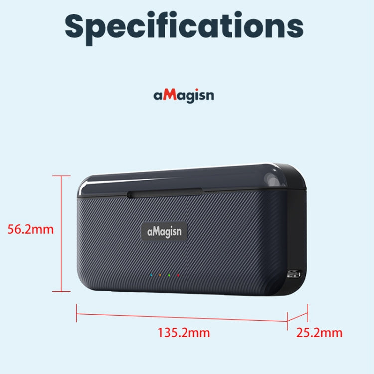 AMagisn Portable Fast Charge Hub For GoPro HERO12 Black / HERO11 Black / HERO10 Black / HERO9 Black, For GoPro HERO12 /11/10/9 AP03