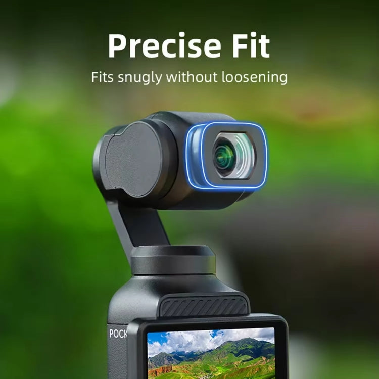 For DJI Osmo Pocket 3  Magnetic Wide-Angle Lens Extend FOV To 112 Degree