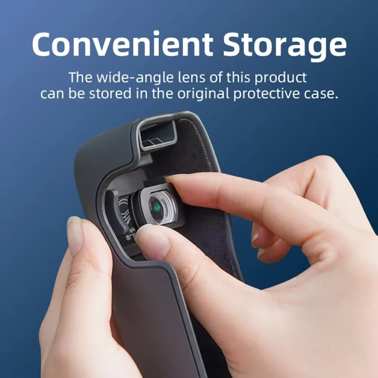 For DJI Osmo Pocket 3  Magnetic Wide-Angle Lens Extend FOV To 112 Degree