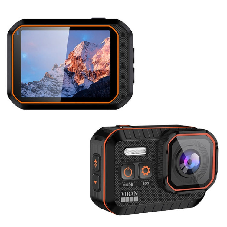 SC002 4K/60FPS IP68 Waterproof WiFi HD Mini Outdoor Sports Diving Camera, Black+32G, Black+64G, Black+128G