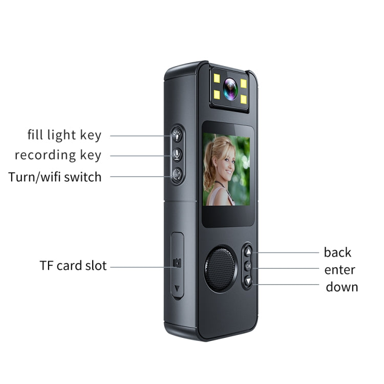 High-Definition Night Vision Portable Outdoor Sports Recorder Camera