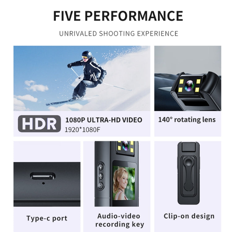 High-Definition Night Vision Portable Outdoor Sports Recorder Camera