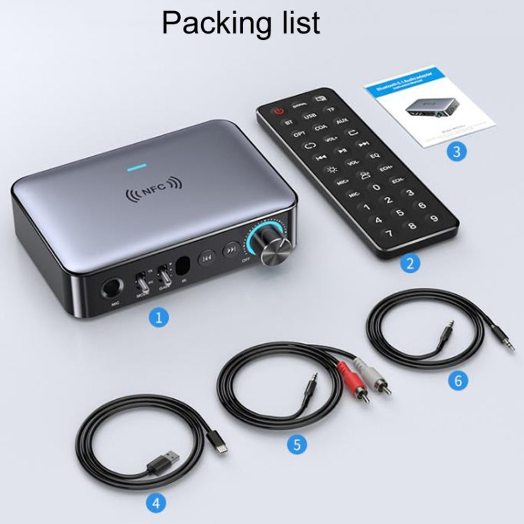 M16 Pro NFC Fiber Optic Bluetooth Receiver And Transmitter 5.1 Audio Adapter, M16 Pro