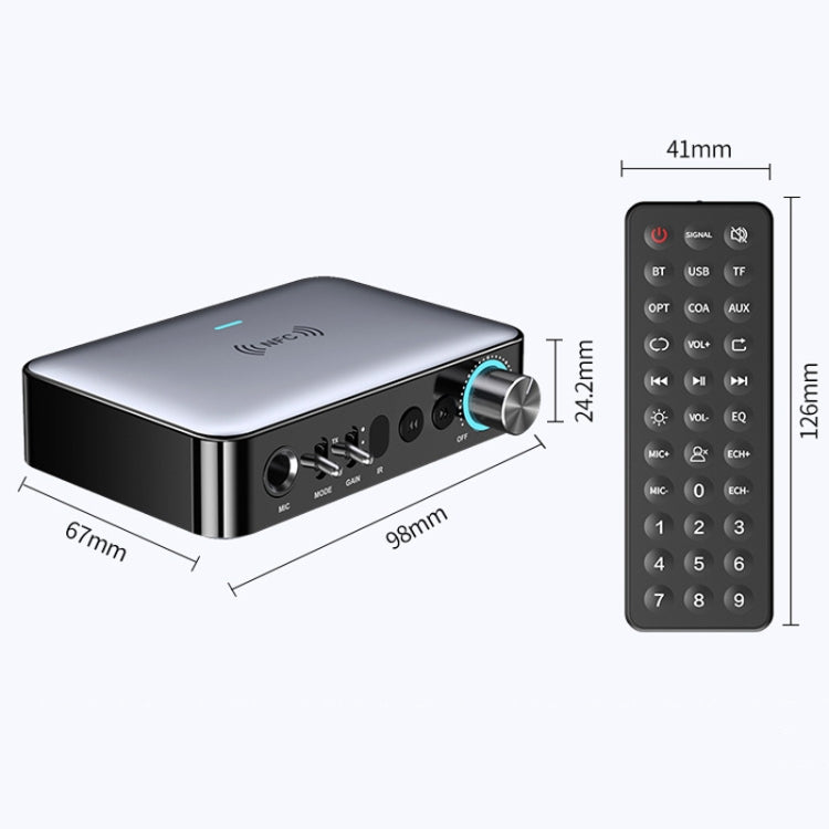 M16 Pro NFC Fiber Optic Bluetooth Receiver And Transmitter 5.1 Audio Adapter, M16 Pro